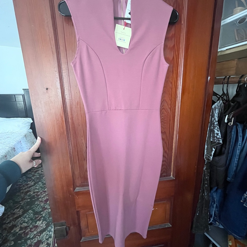 Rolla Coster Mauve Midi Dress